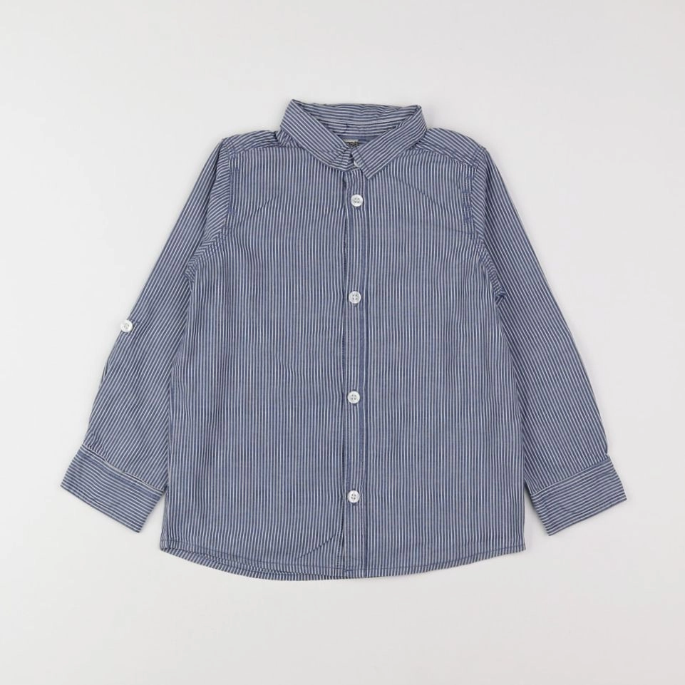 Tape à l'oeil - chemise bleu - 4 ans